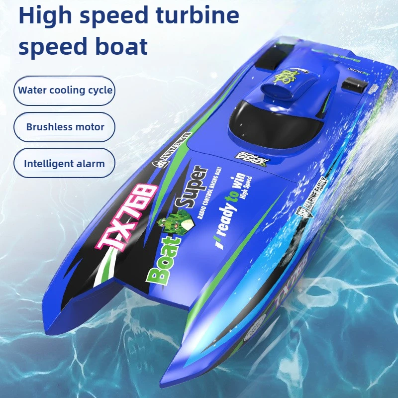 Cool Stuff Lustiges Geschenk – Neues 30 km/h bürstenloses Hochgeschwindigkeits-Fernbedienungsboot, voll maßstabsgetreue Rc-Boote, Kawaii-Rc-Schnellboot, Spielzeug für Kinder
