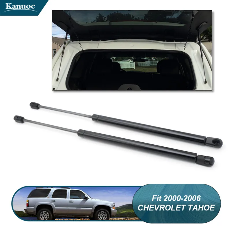 2Pcs For Chevrolet Tahoe 2000 2001 2002 2003 2004 2005 2006 Rear Window Gas Springs Lift Support Damper Prop Rod Car Accessories