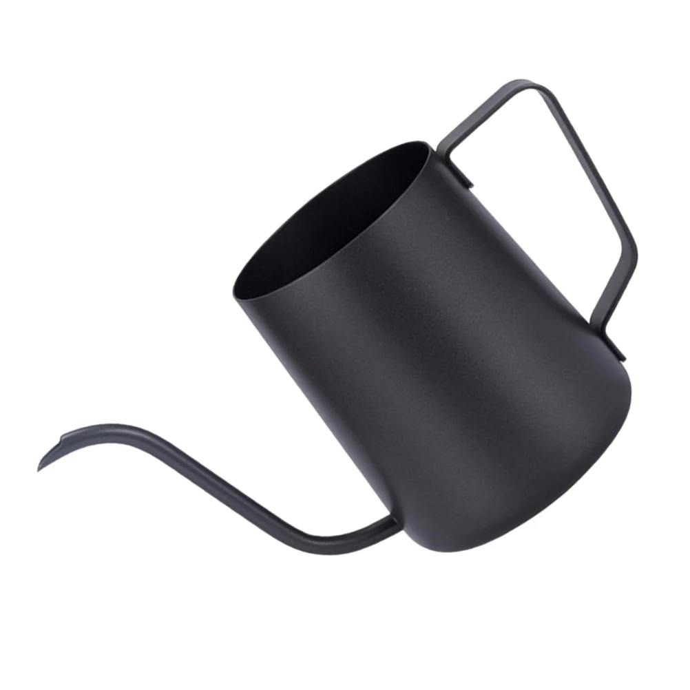 

Hand Drip Coffee Kettle 250ml Black Stainless Steel Mini Teapot Narrow Spout Container Pot Kitchen Barware