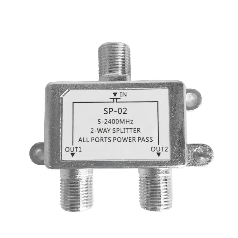 Receptor Satélite 24V 1A Adaptador Conexión Rápida Fácil Instalación Uso con Cable Digital y Analógica Interior