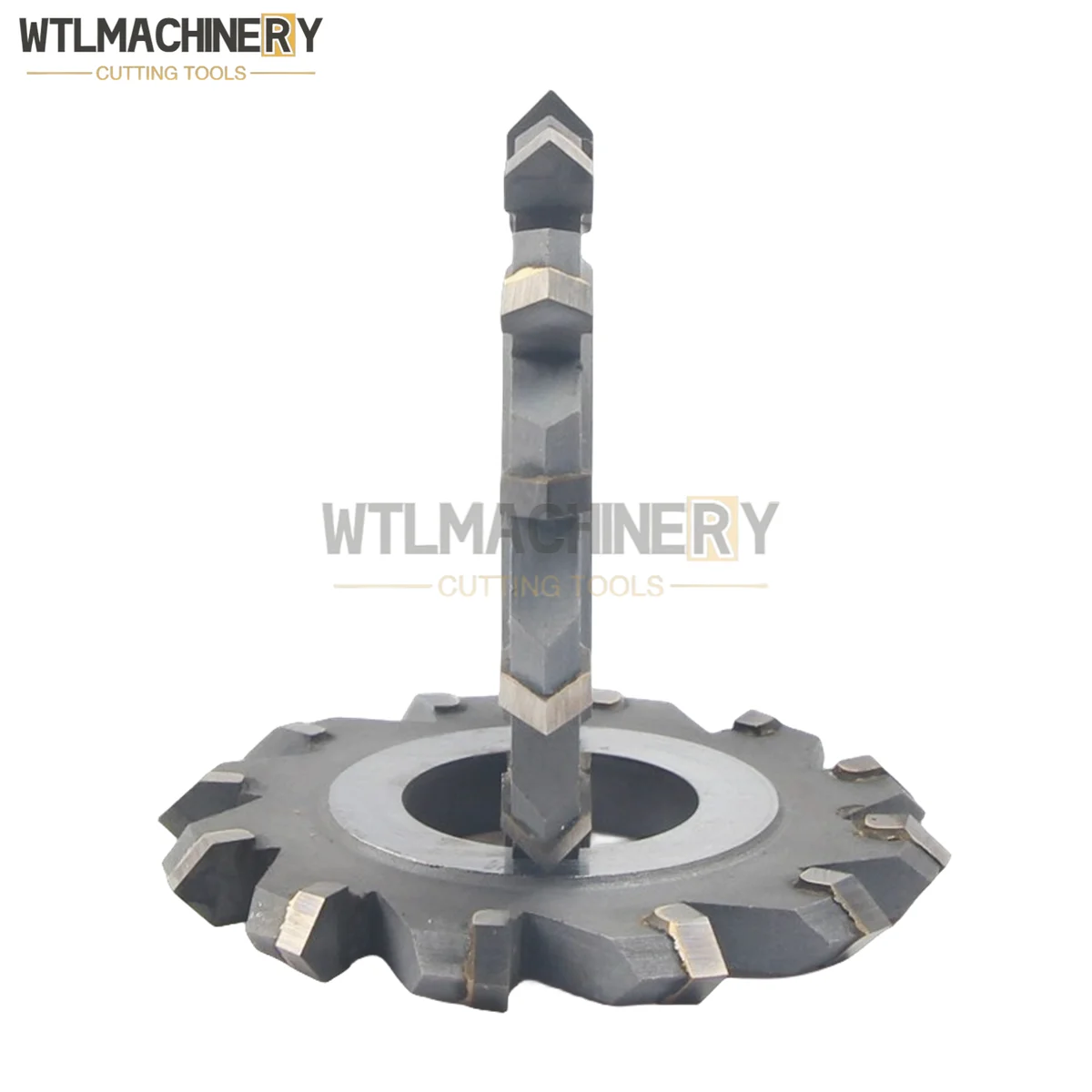 Carbide Double Angle Milling Cutter V Shape Slot Trapezoid Slot OD:100mm