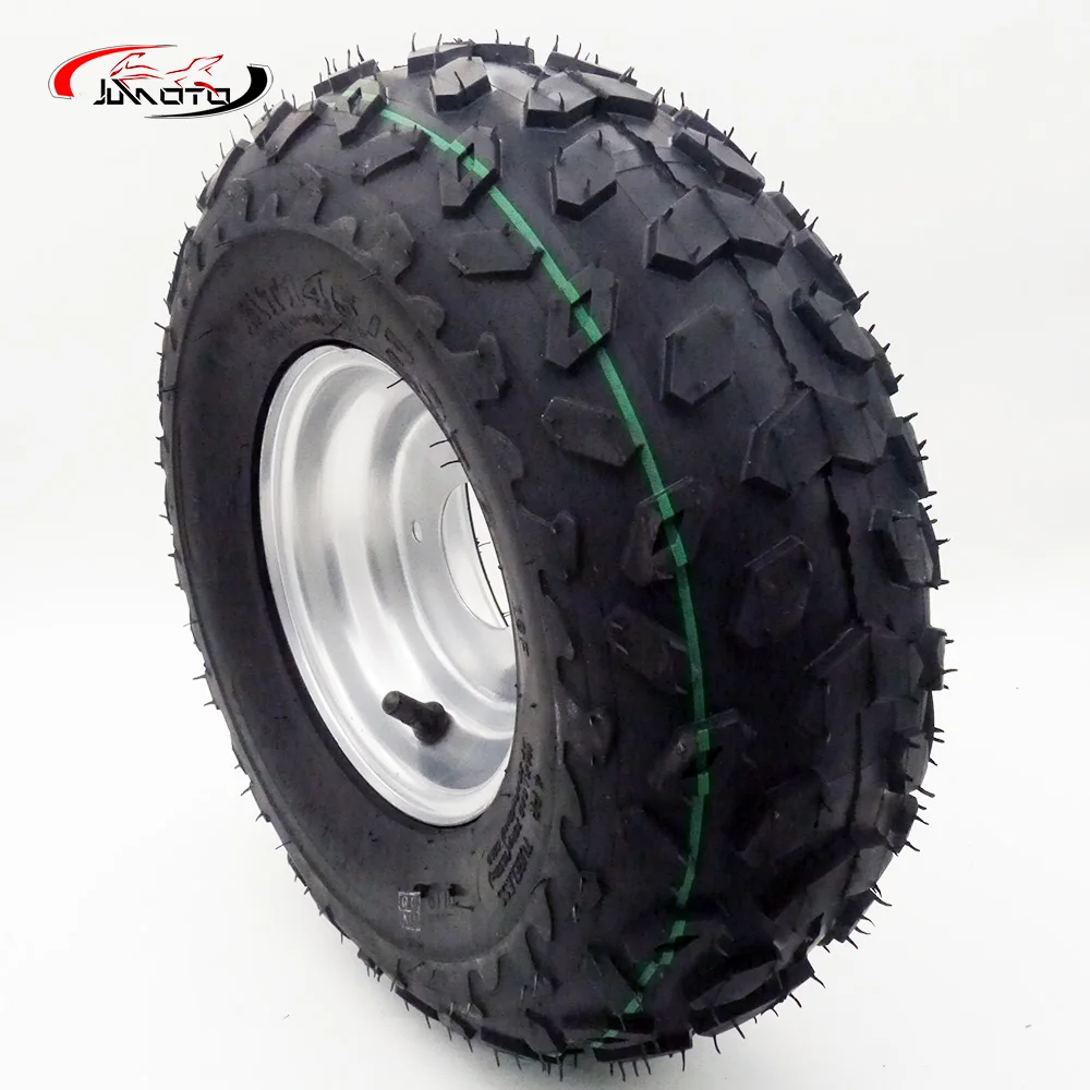 6 Inch Rim 3*8.5mm 145/70-6 Off Road Wheel Tire Fit For 49cc 50cc 110cc Electric ATV Scooter Buggy Go kart Bike Vehicle Parts