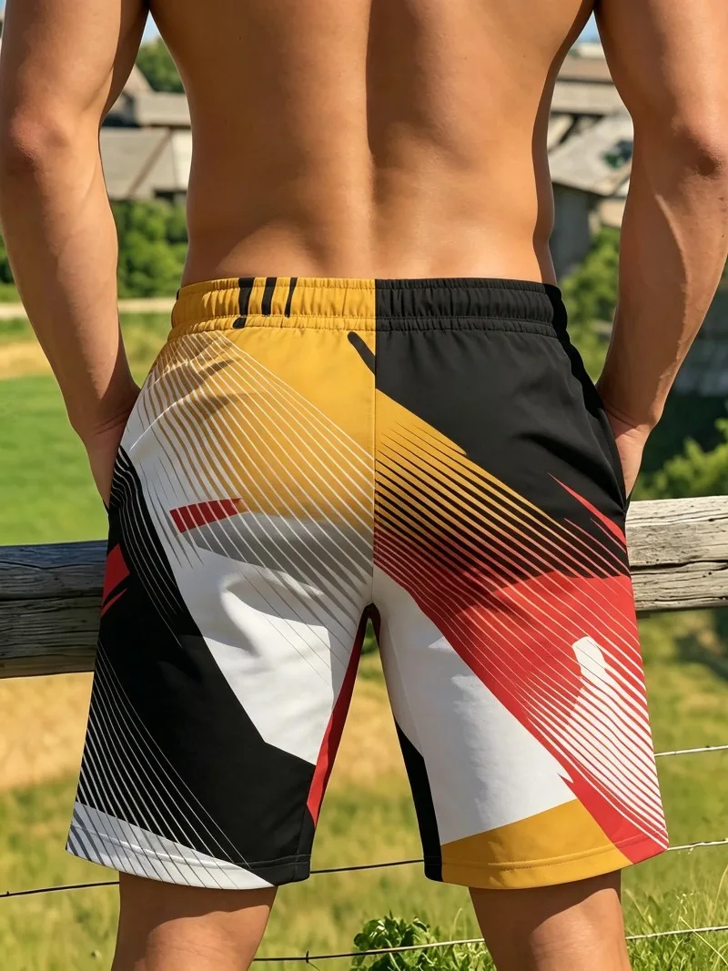 2026 Summer Hot Sale in Germany Style Printed Fashion Casual Personalized Shorts Adult and Children Quick Drying Sports Pants
