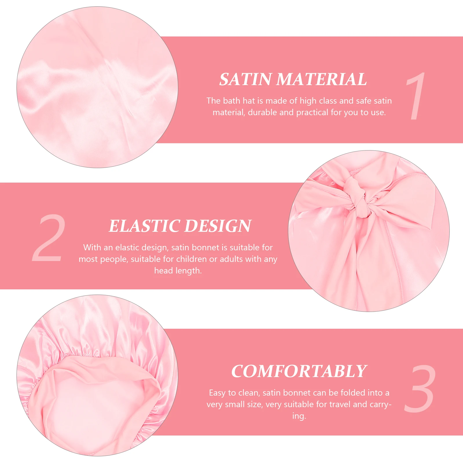 

Long Tube Sleep Cap Breathable Satin Hair Wrap For Women Girls Curly Braids Home Use Lightweight Durable Soft Skin