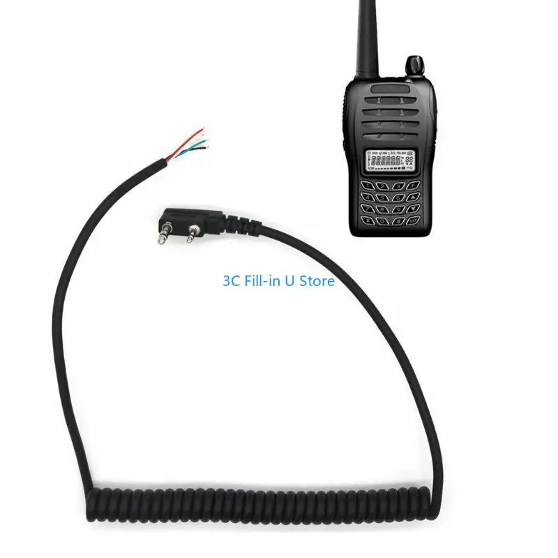 

G8TA Universal Speaker Mic Cable for Baofeng UV5R for Kenwood TK-240 Linton Durable