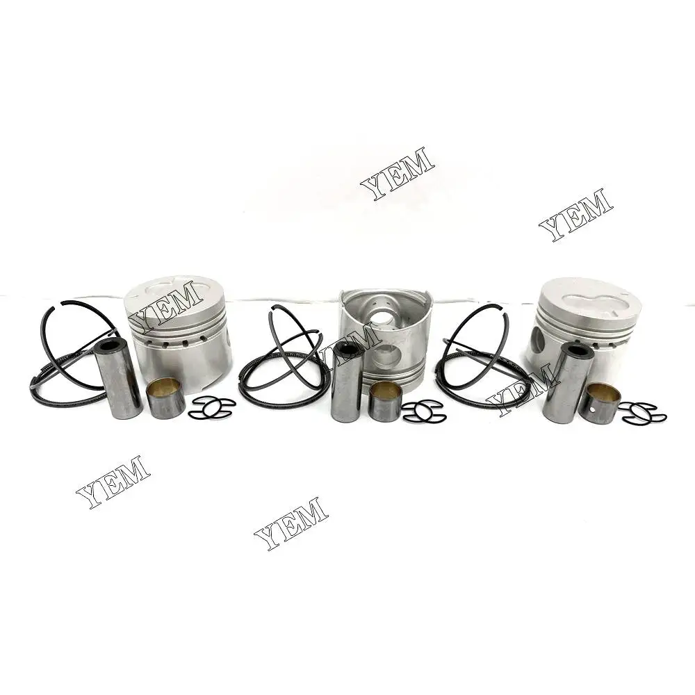 

For Mitsubishi Engine Piston With Cylinder Piston Ring STD K3E-IDI Engine spare parts (3pcs)