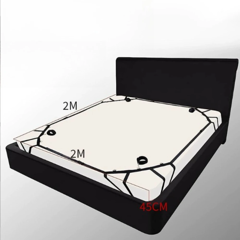 Bed Straps Restraints Spreaders Bar Sexy Bondaged Play Set Sex Cuff Bracelets Sex Resistance Bands Bondaged Rope Cord  Rope - view 2