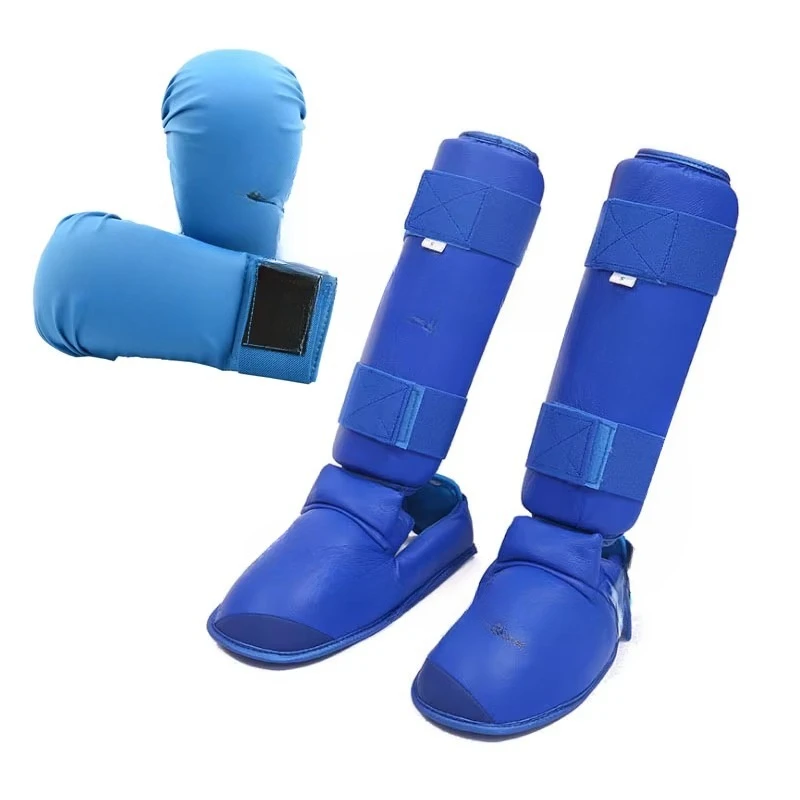 

Karate Protectors Taekwondo Gloves and Shin Guards Thai Boxing Gloves Martial Arts Training Equipment