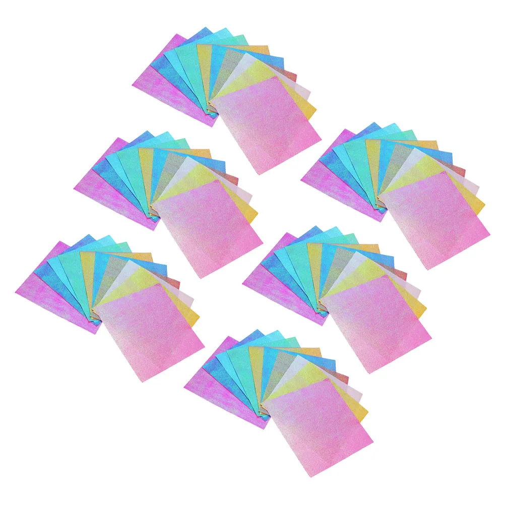 

200 Sheets Glitter Handmade Origami Craft Foil Paper Folding for Kids Construction Bulk Decorative