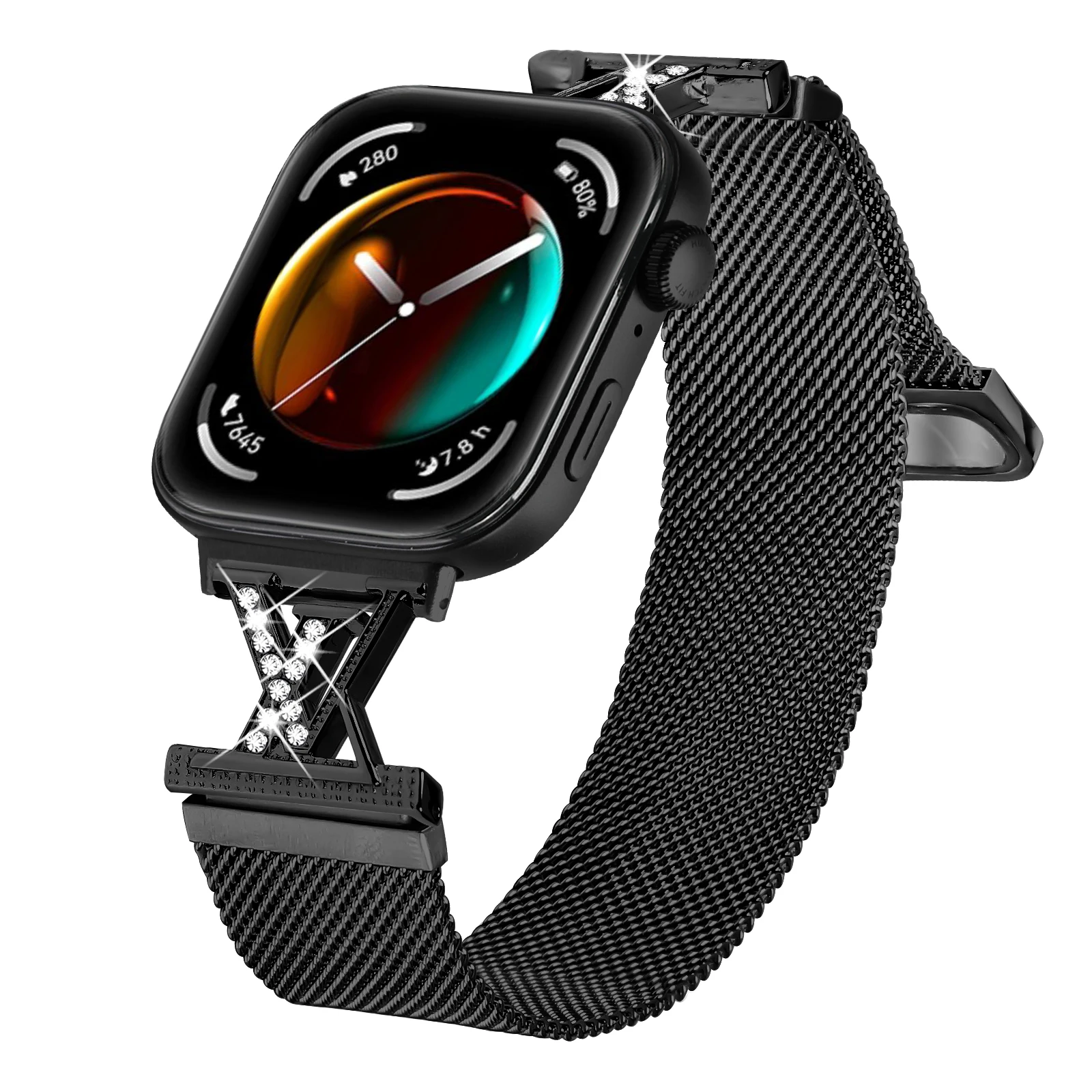 Миланский ремешок для часов Huawei Fit3 fit4 4pro, сменный браслет из нержавеющей стали, магнитный для часов Huawei fit3/4, аксессуары