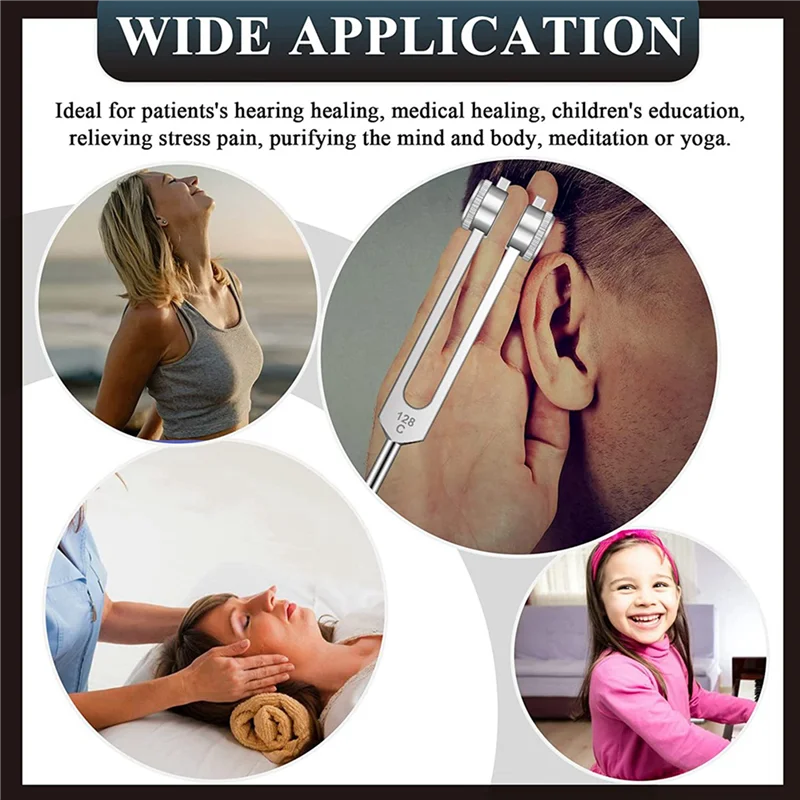 

Набор камертонов VELIF-2, 28 Гц, 256 Гц, 512 Гц, камертоны идеально подходят для исцеления, чакр, звуковой терапии, поддержания тела