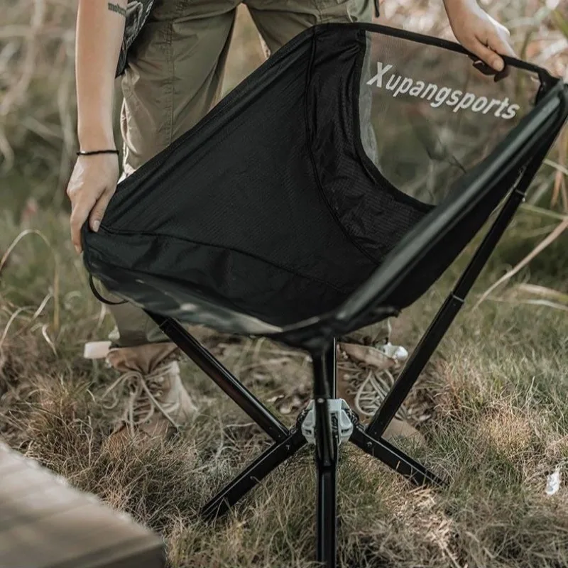 

Aluminum Alloy Camping Chair Outdoor Folding Portable Light Comfortable Breathable Leisure Camping Chair Travel Outdoor Supplies