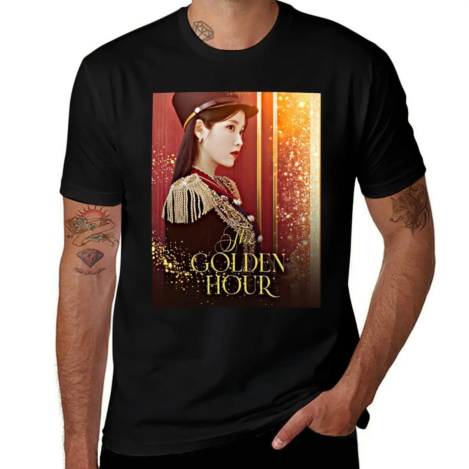 

plain t men cotton shirt black man shirts hour man t golden summer package for iu T-Shirt for man t-shirt the