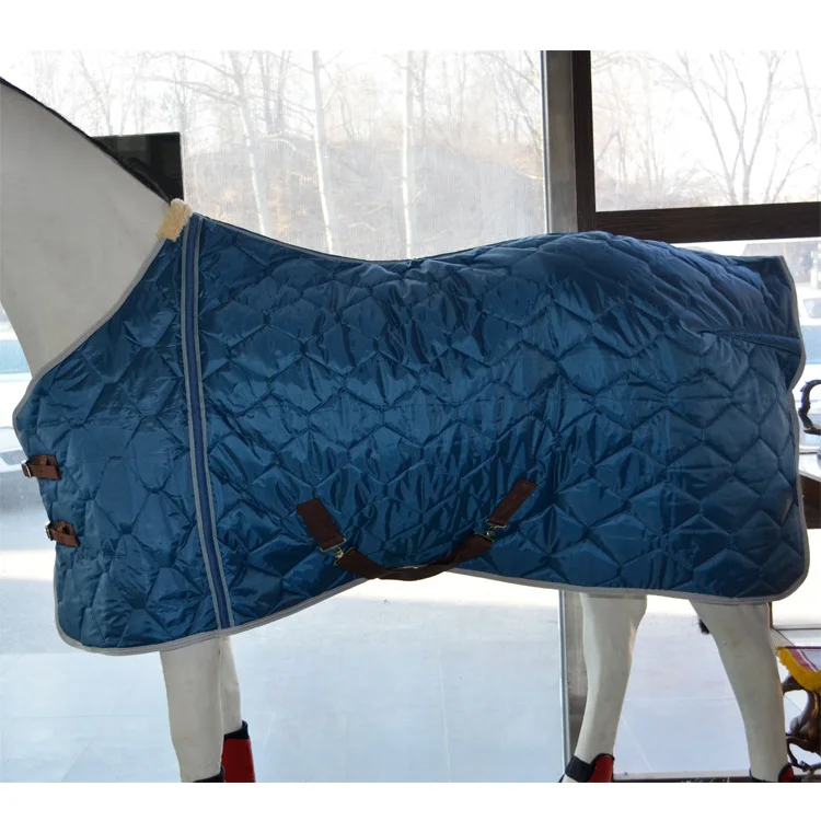 Alfombras de caballo con cubierta para el cuello, cobijas de caballo, cobijas de giro, equipo de caballos equinos, Combo estable, Invierno