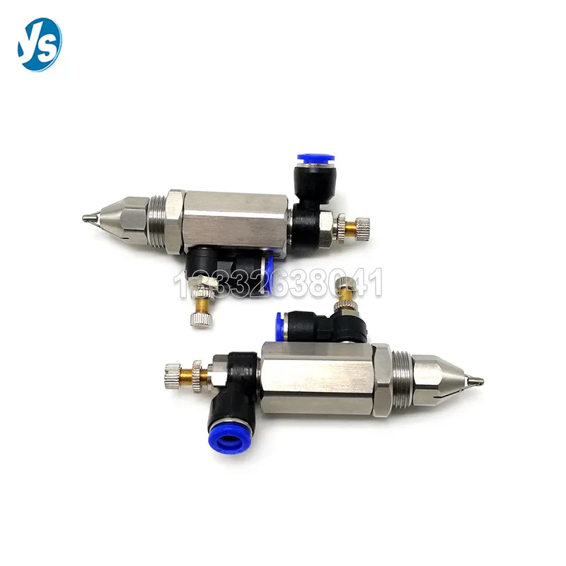 Discount Ultrasonic Fine Mist Nozzle SS304 Air Atomizing Nozzle Super Fine Mist Dry Fog Dust Removal with Regulating Valve