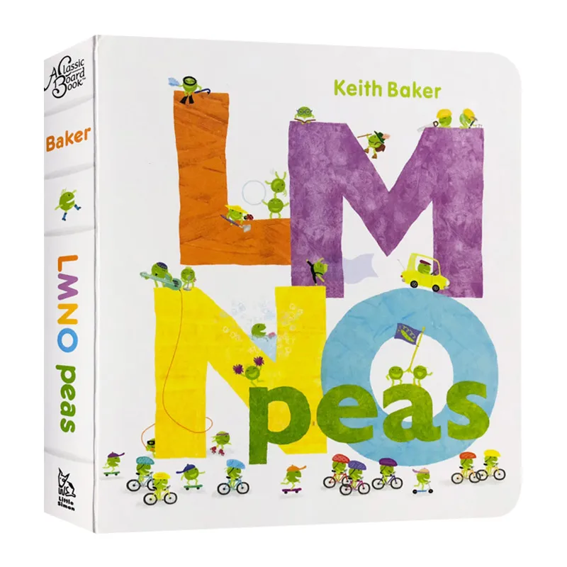 

LMNO Peas, Children's Books Aged 2 3 4 5, English Letter Learning Picture Books, 9781442489783