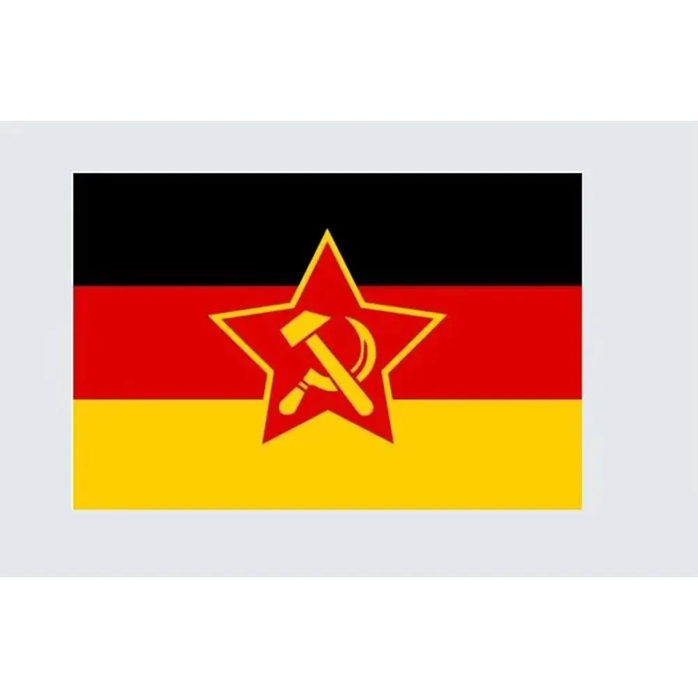 Custom 2X3FT 3x5ft Cool Germany with Socialist Republic FLAG Banner