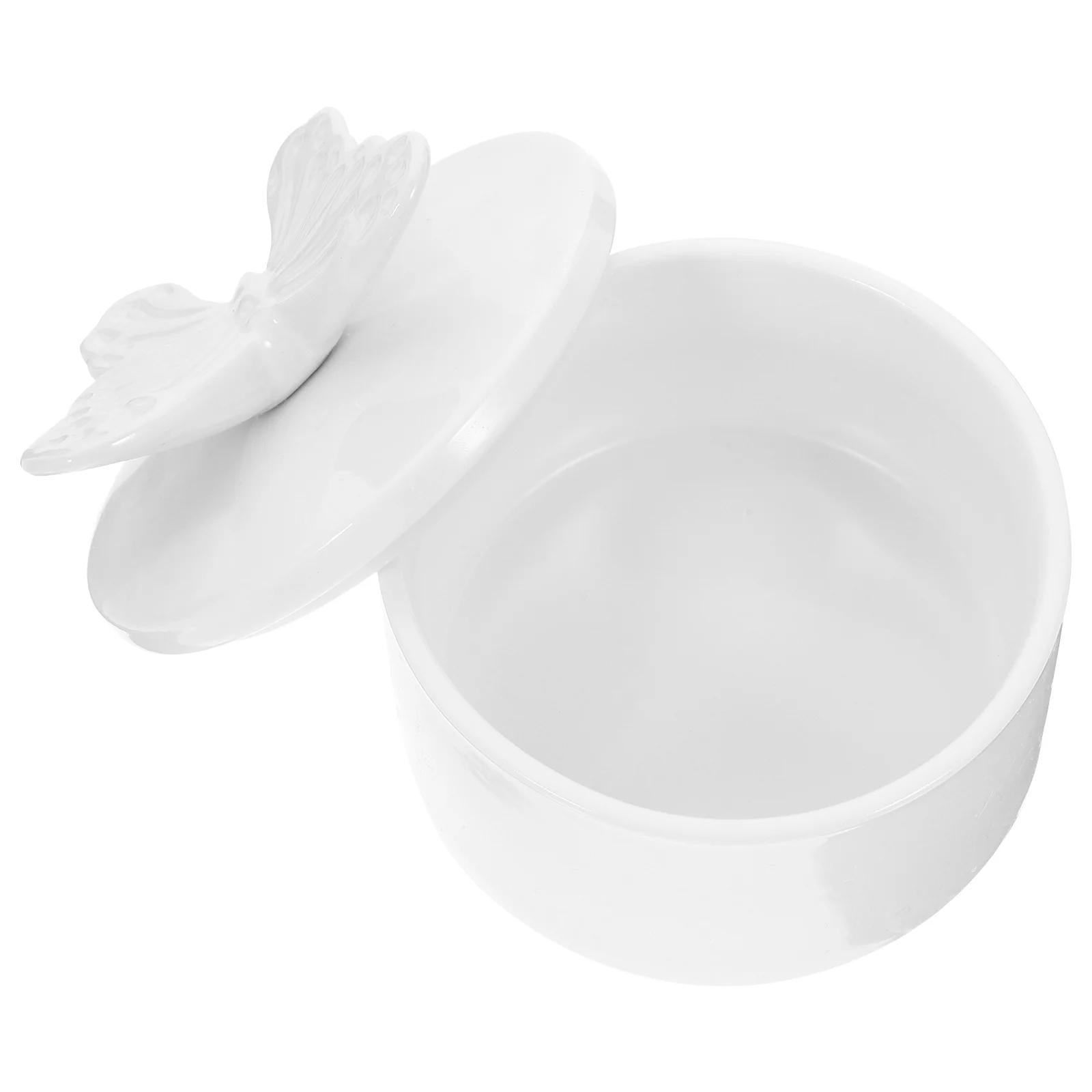 

Креативная керамическая подставка для украшений с крышкой, простой дизайн, органайзер для спальни, гостиной, общежития, поднос для серег и ожерелий