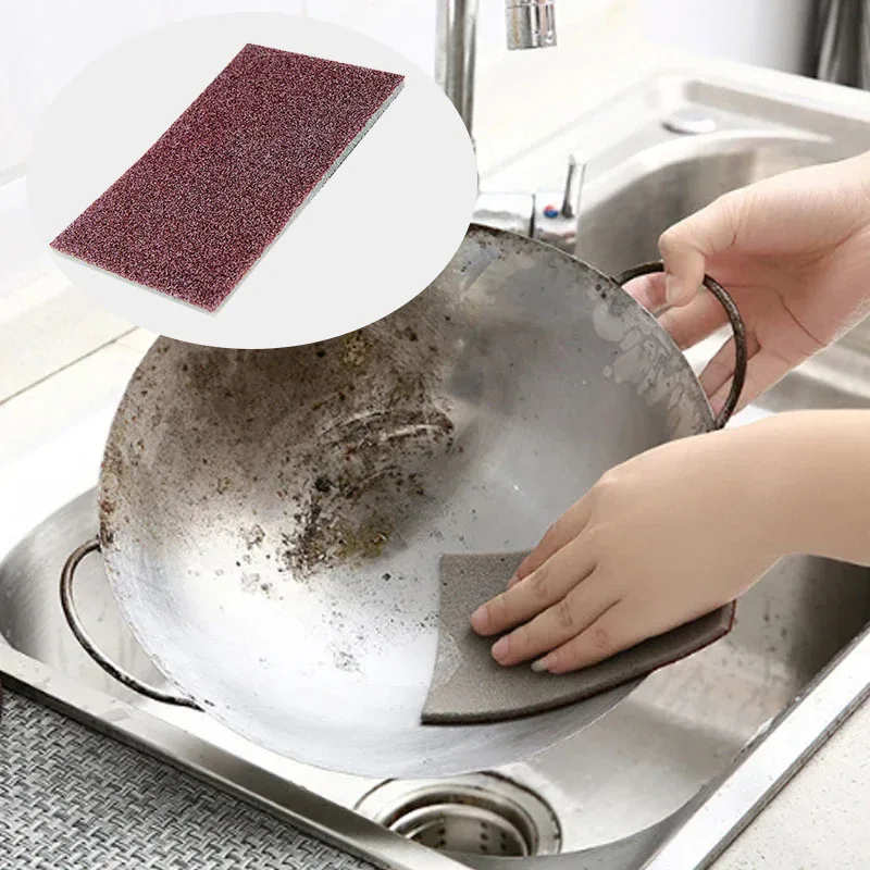 Diamond Sponge Wipe Kitchen Cleaning Magic Wipe Home Stain Removal and Scale Removal Tool Sponge Dishwasher Wipe Cleaning Brush