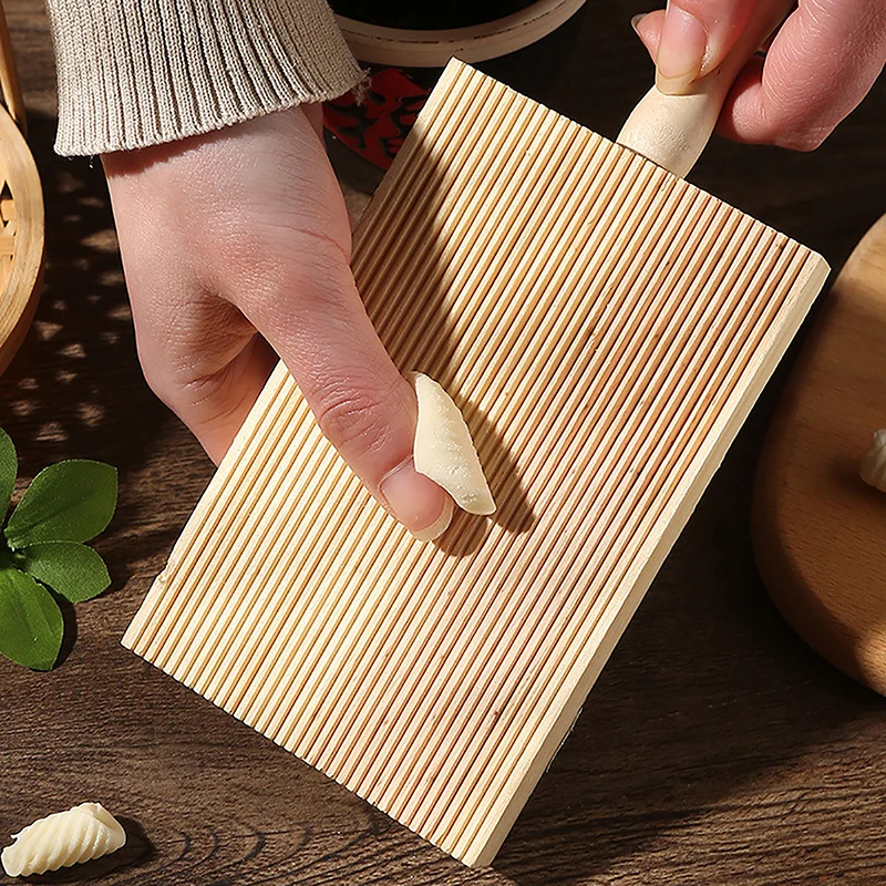 Wooden Butter Table and Popsicles Wooden Garganelli Board Natural Wood Practical Pasta Gnocchi Macaroni Board Making Handmade