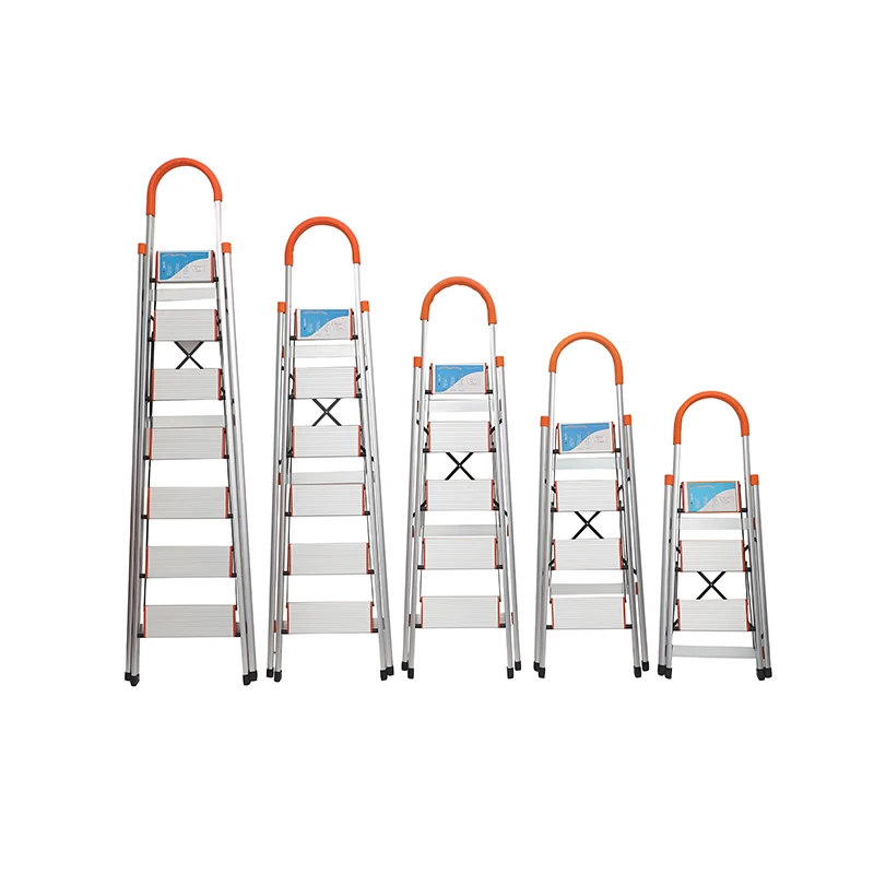 Professional High Quality Household Ladder Extension 7 Steps Aluminium Step Ladder
