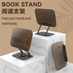 Reading Stand Solid Wood 360 ° Rotation Children Students Reading Learning Tools Log Colour Multifunctional Ipad Stand