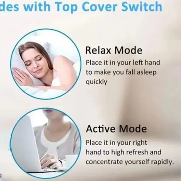 Insomnia Treatment Relieve Anxiety Decompression Headache Neurasthenia Soothing CES Device Body Relaxing Help Sleeping Ear Clip