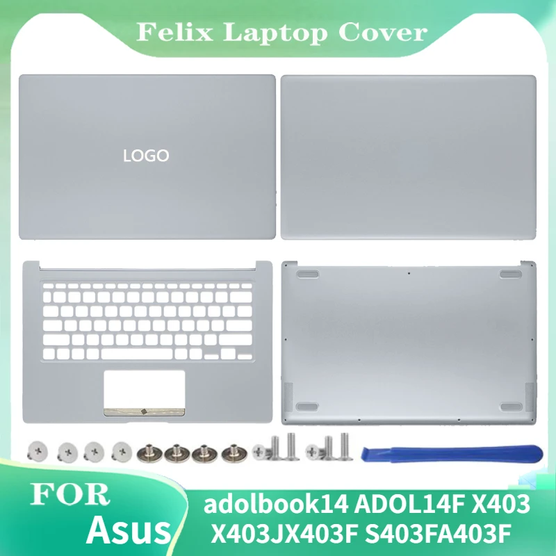 estojo lcd superior e inferior para asus novo palmrest bottom case superior e inferior adol14fa x403 x403j x403f s403f a403f 01