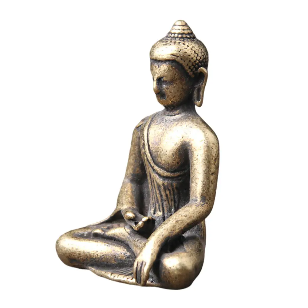 

Exquisite Buddha Statue Ornament Decor Home Indoor Garden Desktop Mini Buddha Sculpture Buddhism Crafts Figurine Adorn