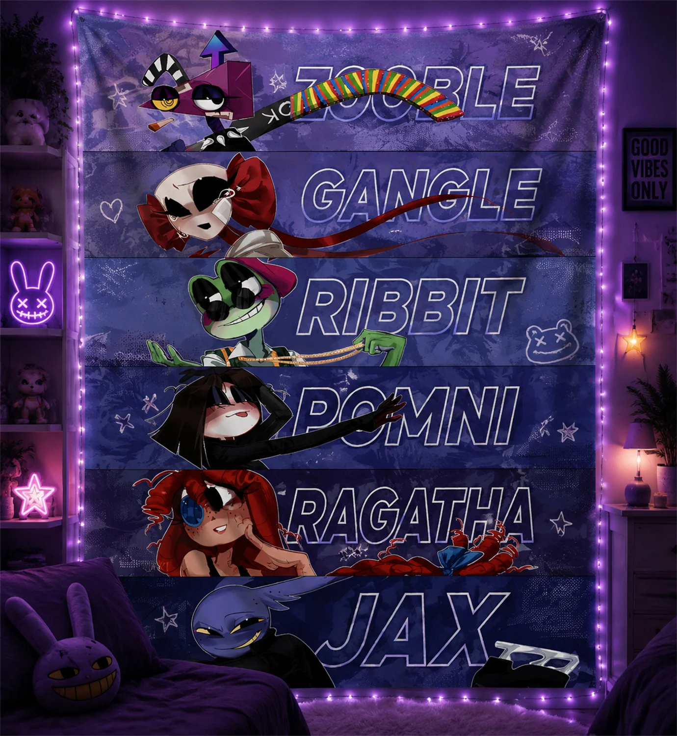 The Amazing Digital Circus Jax - Aesthetic Tapestry incelemesi ve fiyatı