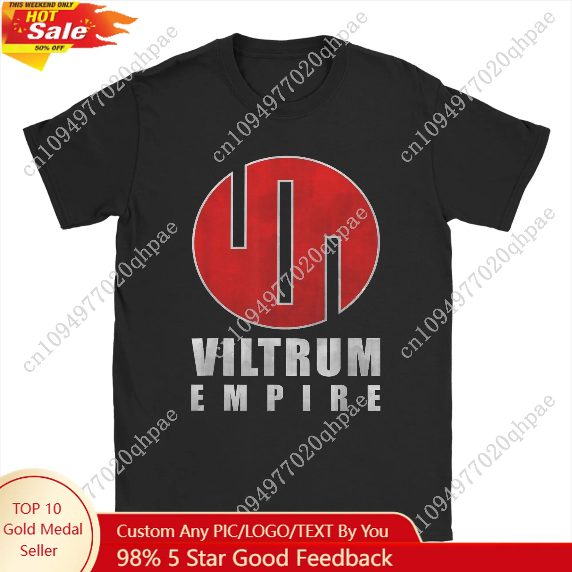 

Invincible Viltrum Empire Logo T Shirt Men Cotton Vintage T-Shirts Crew Neck Anime Tees Short Sleeve merch Original