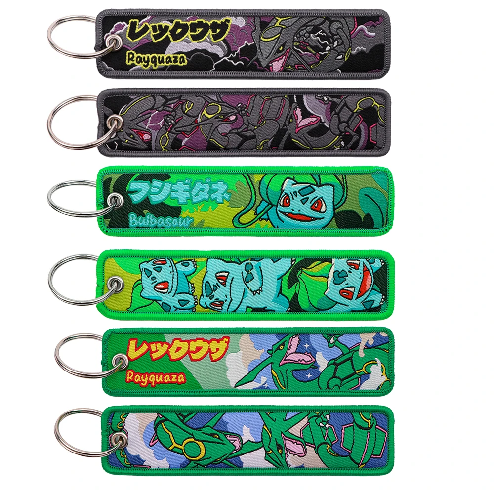 

Keychain Motorcycles Cars Cool Anime Character Embroidery Key Fobs Tag Girls Jewelry Key Ring Accessories Gifts 1pc