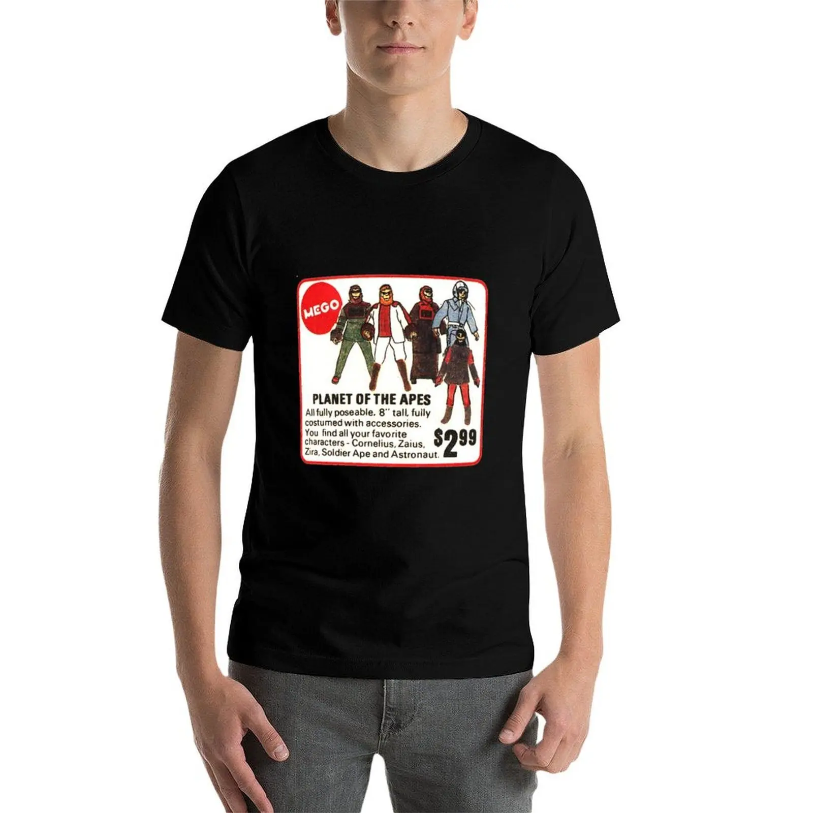 Mego Planet of the Apes Action Figures T-Shirt All Match Basic Short Sleeve Top T-Shirt - view 4