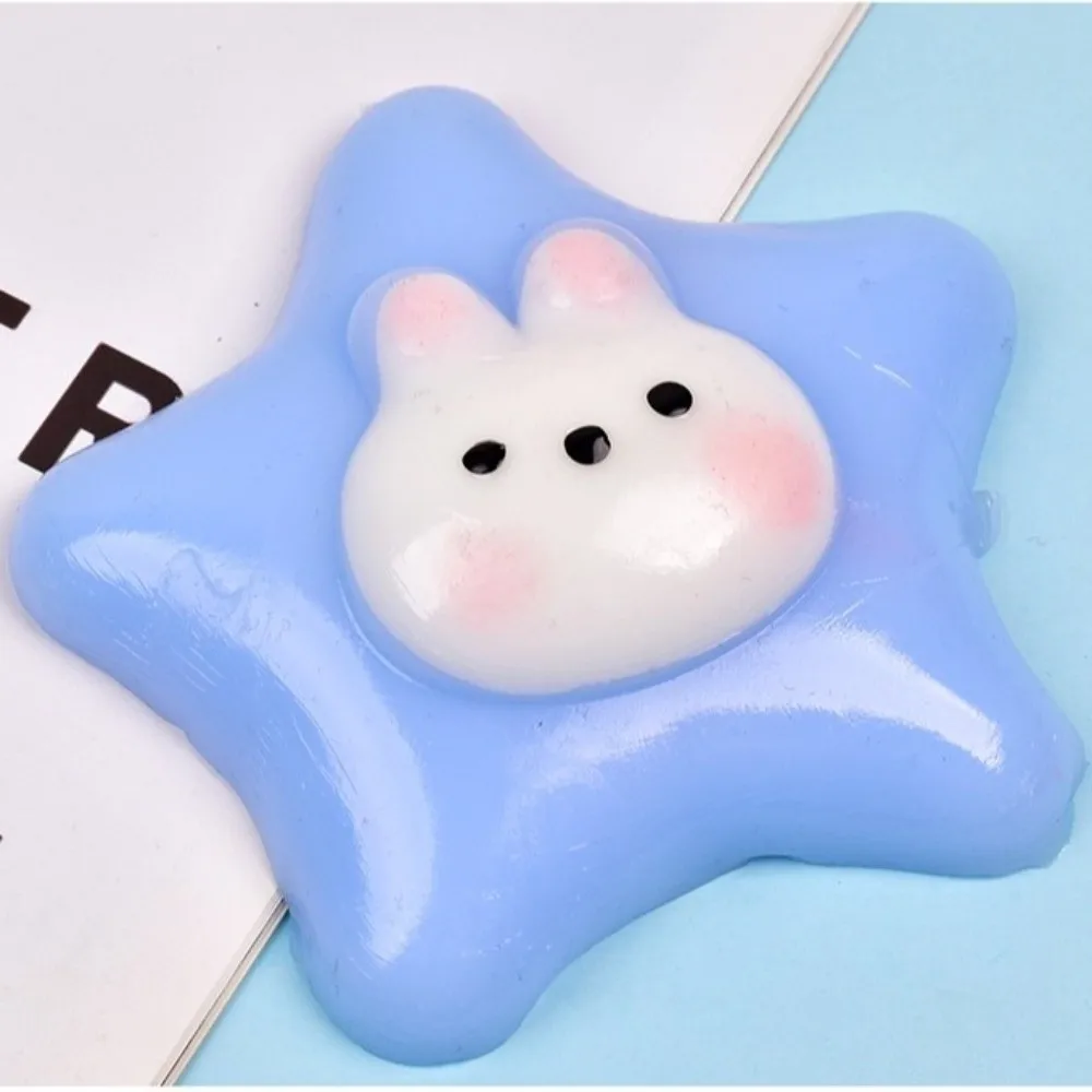 Novelty Rabbit Star Series Fidget Sensory Soft Slow Rebound Slow Rebound Stress Relief Maltose Soft For Novelty Gift