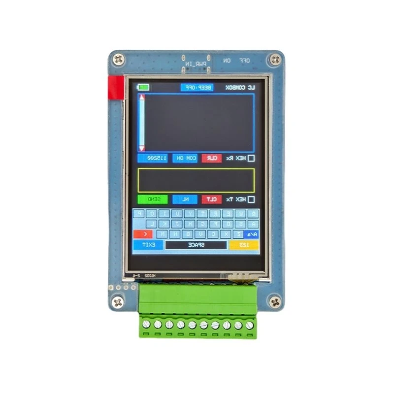 T23C Handheld Serial Port Debugger Tester With 2.8Inch TFT Touch Screen Supports RS485/RS232 TTL Interface 6 Baud Rate Switching