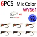 6pcs Mix Col 661