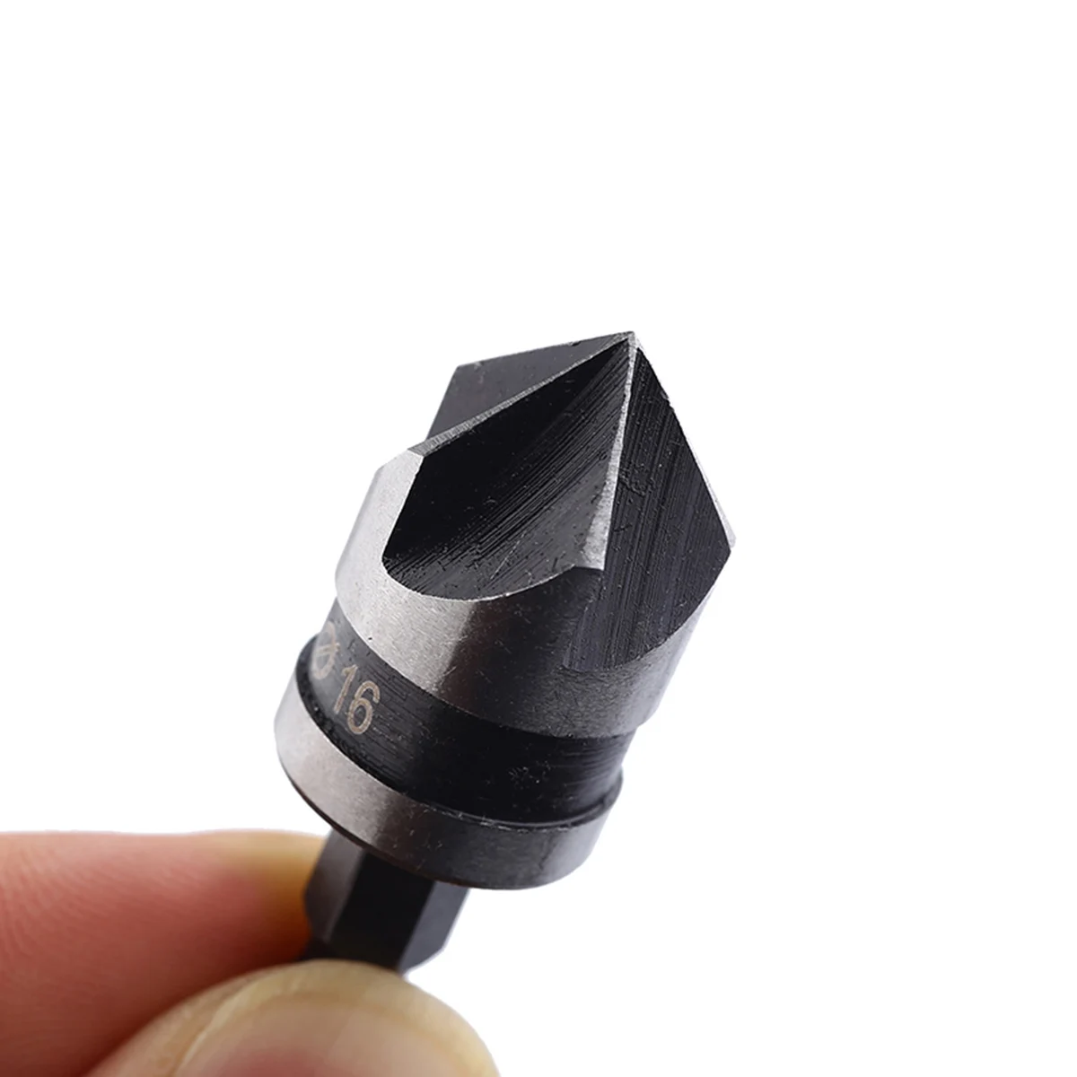 3pcs 5 Flute Countersink Drill Bit Set 90 Degree For Wood Plastic Carbon Steel Blades Fast Change Milling Cutter Bits Tool Parts