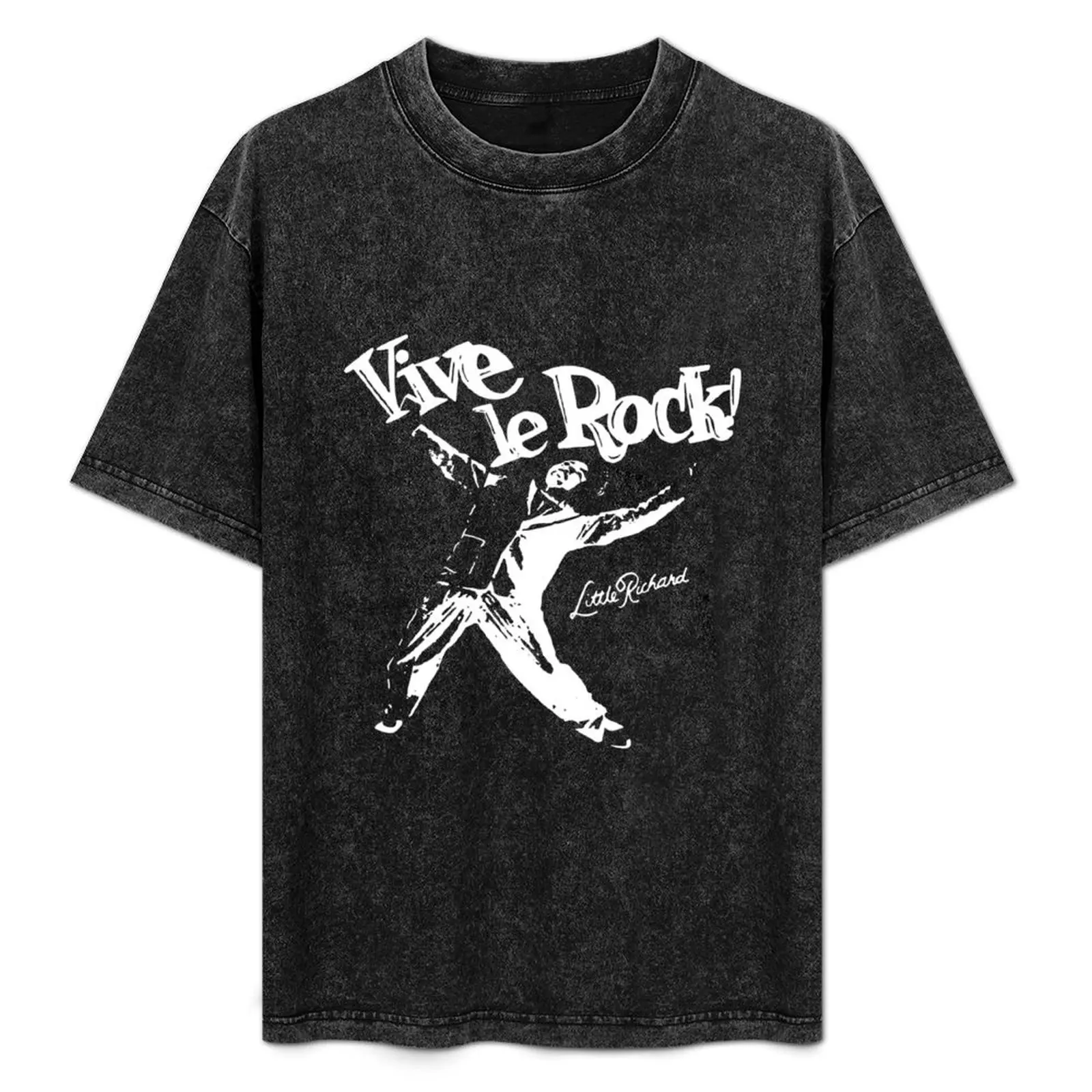

Little Richard Vive Le Rock legend T-Shirt Casual Minimalist Short Sleeve Top
