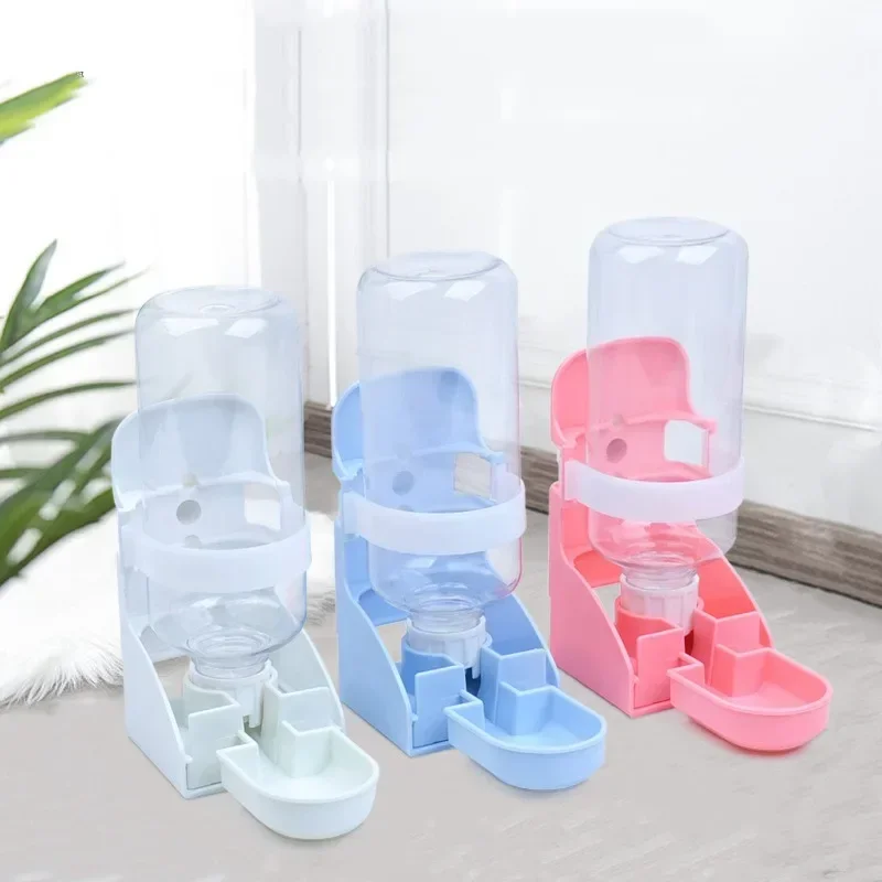 

2024 Plastic Hamster Drinker Water Bottle Dispenser Feeder Hanging Pet Dog Guinea Pig Squirrel Rabbit Drinking Water Dispenser