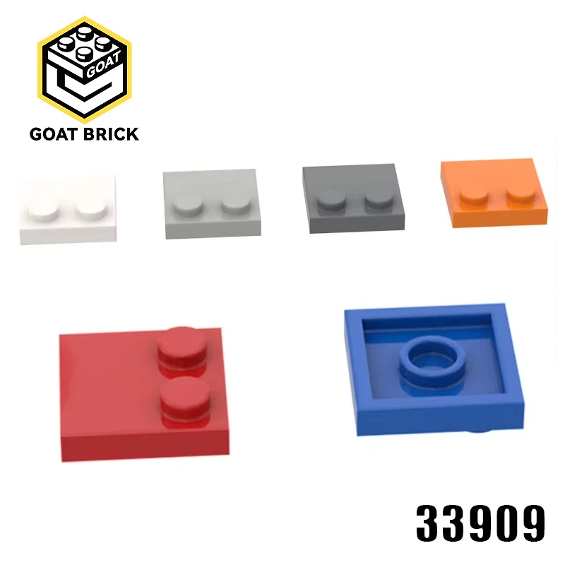 10Pcs Parts 33909 Tile Modified 2 x 2 Compatible Bricks DIY Assmble Building Blocks