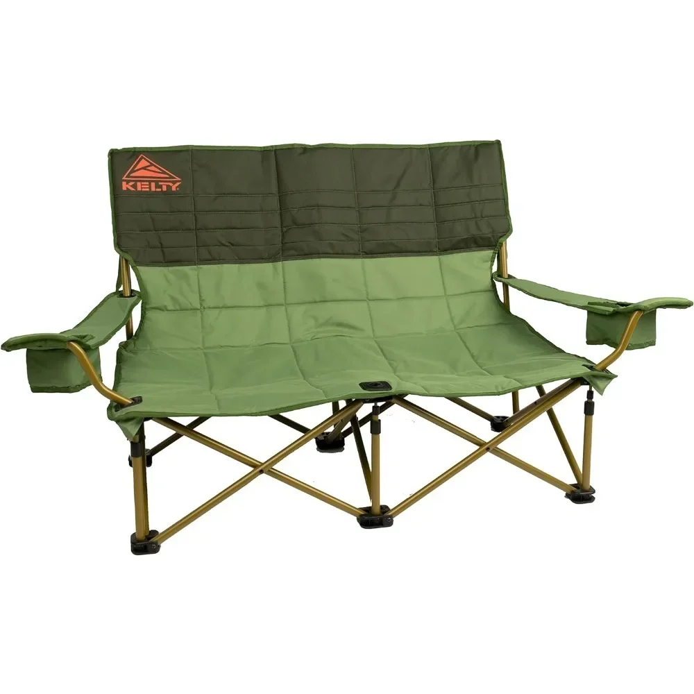 

Low-Love Seat Camping Chair - Portable, Folding Chair for Festivals, Camping and Beach Days outdoor chair folding stool
