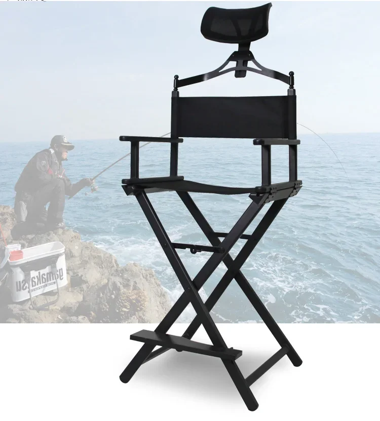 Oem camping portable make up Professional Director Chair Folding Portable Tall Director Makeup Artist fishing chair