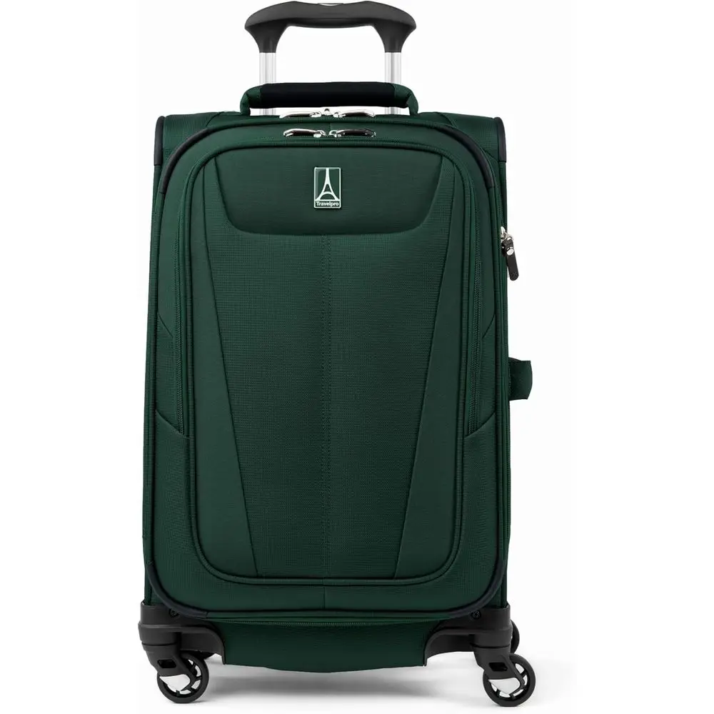 

Expandable 5-Wheel Lightweight Carry-On Suitcase, 21-Inch, Forest Green