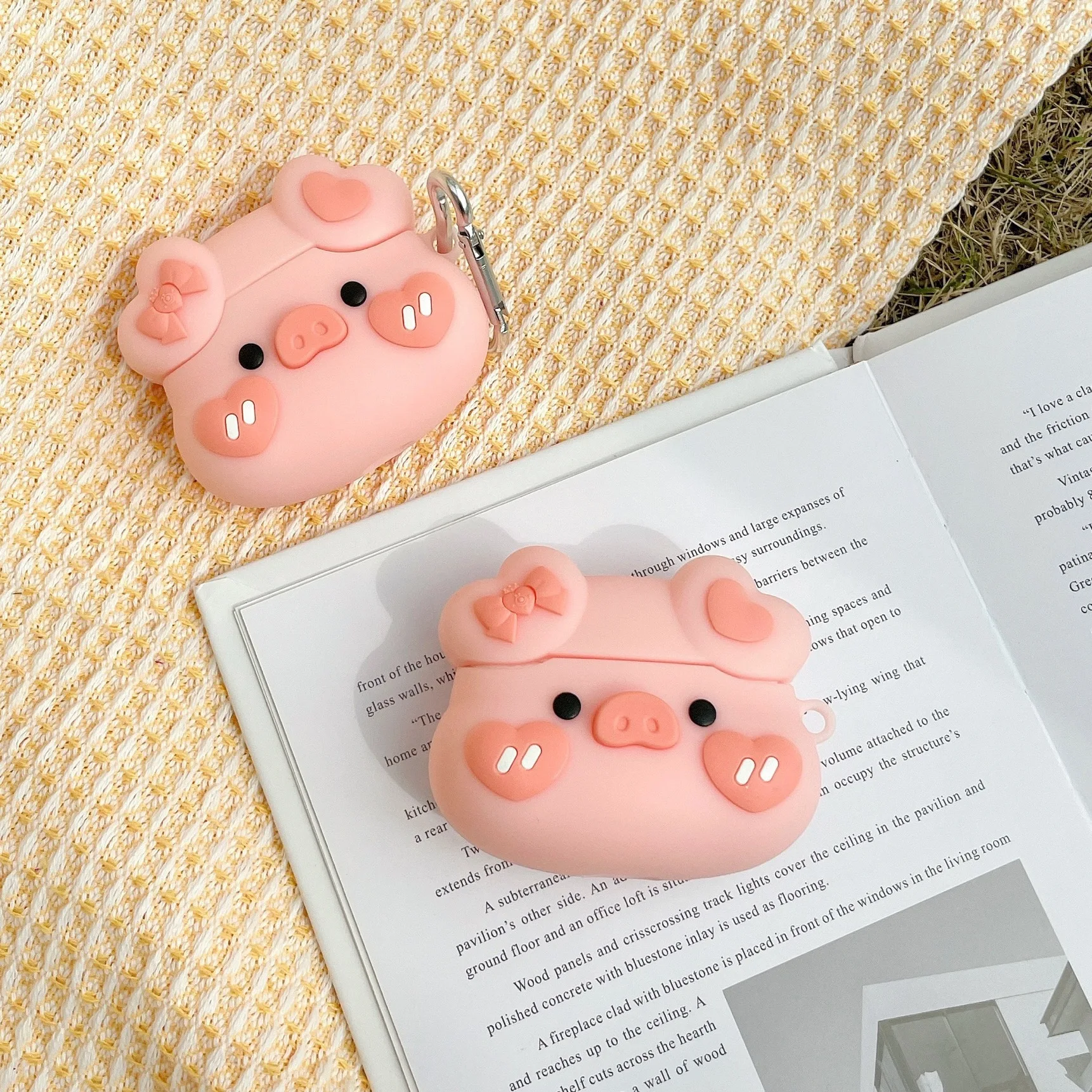 

3D Cute Cartoon Pink Pig Case For Airpods 1 2 3 2021 Silicone Case For Airpods Pro 2 Coque Funds For Airpods Pro Charging Box