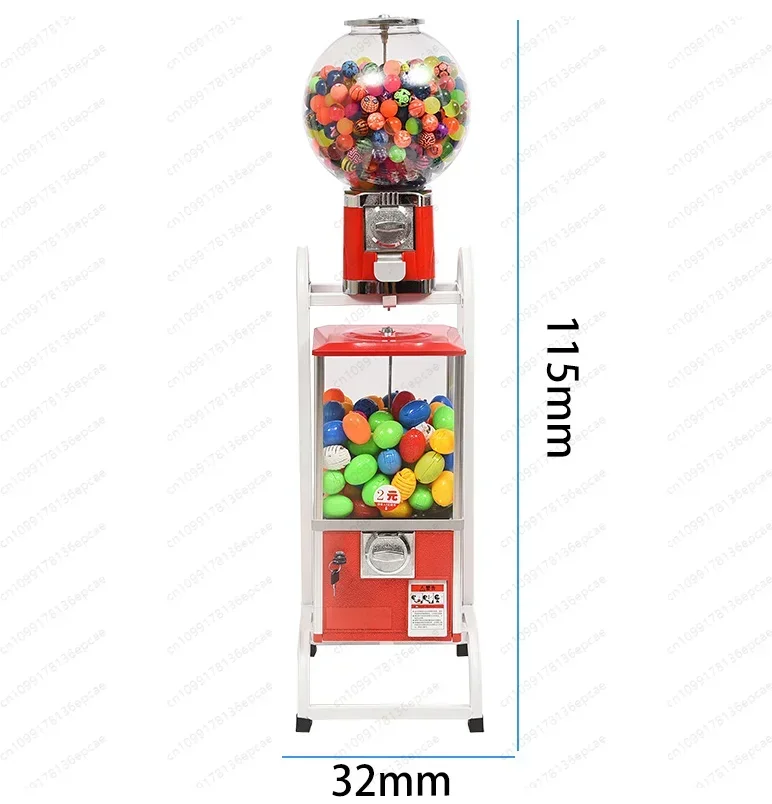 elastic ball, independent sales, coin-operated spiral machine, special toy machine for commissary supermarkets