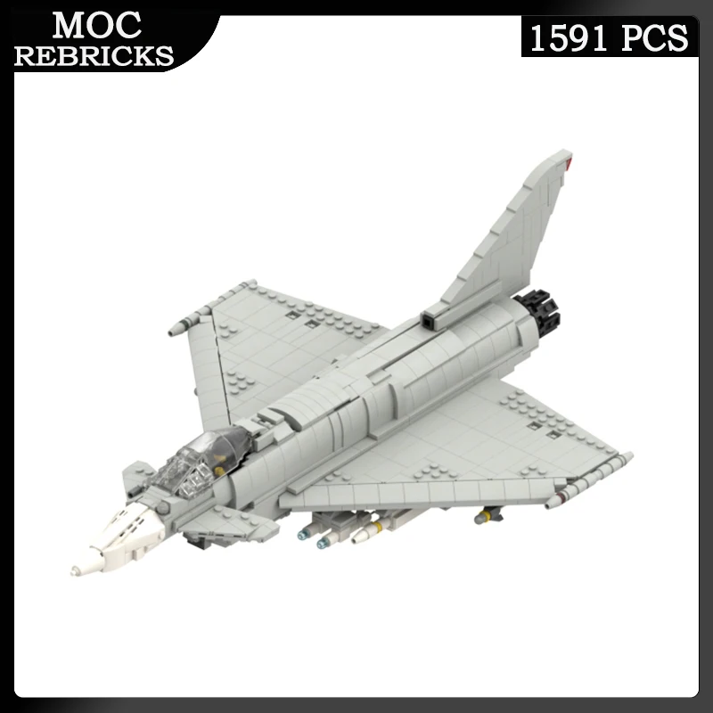 WW II Military Series US Weapons Air Force Fighter Typhoon Aircraft MOC Building Blocks Aircraft Model Toy Brick Kid Gifts