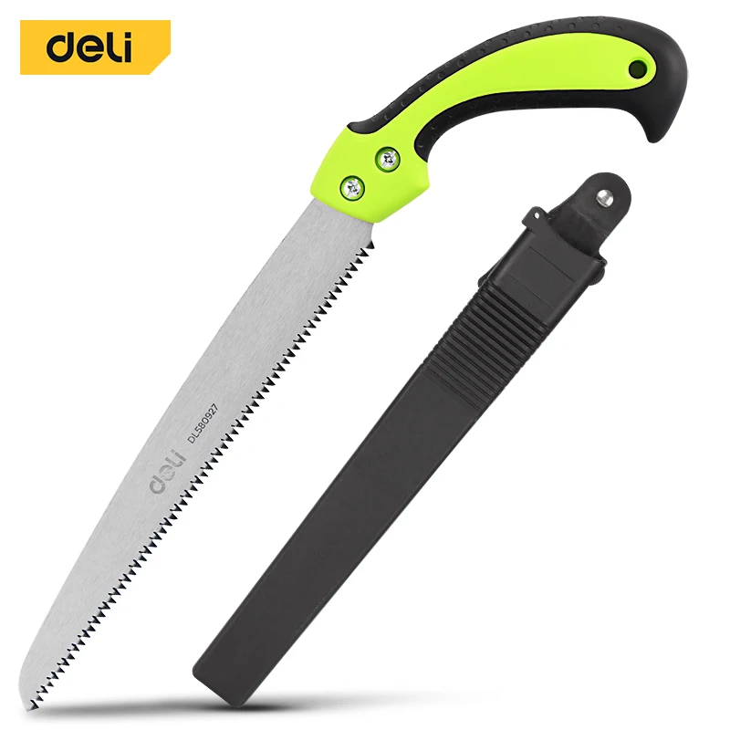 Deli 270mm Garden Pruning Saw,Durable Sharp Blade with Ergonomic Handle, Perfect for Tree Trimming and Landscaping Tasks