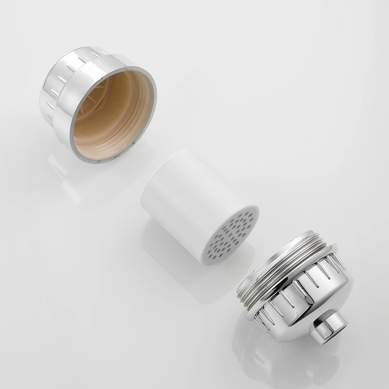 Ciencia 10-Stage Shower Head Filter High Output Chrome ORB Shower Filter Bathtub Faucet Water Filter Water Filter Cartridges