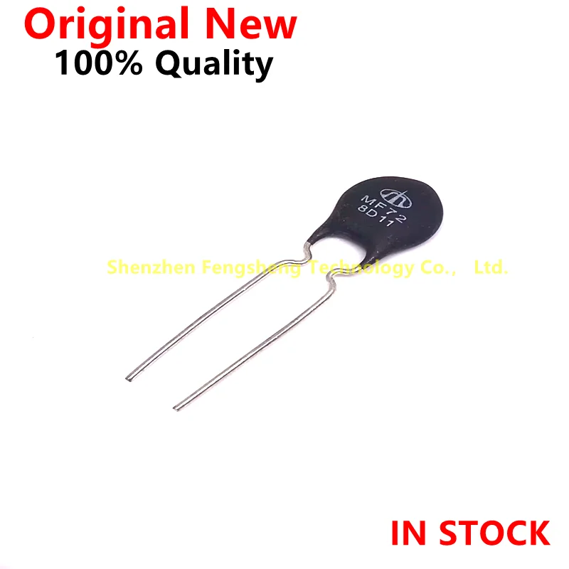 

(5Pcs)/Lot Original MF72 thermistor 8D11 High power negative temperature NTC thermistor