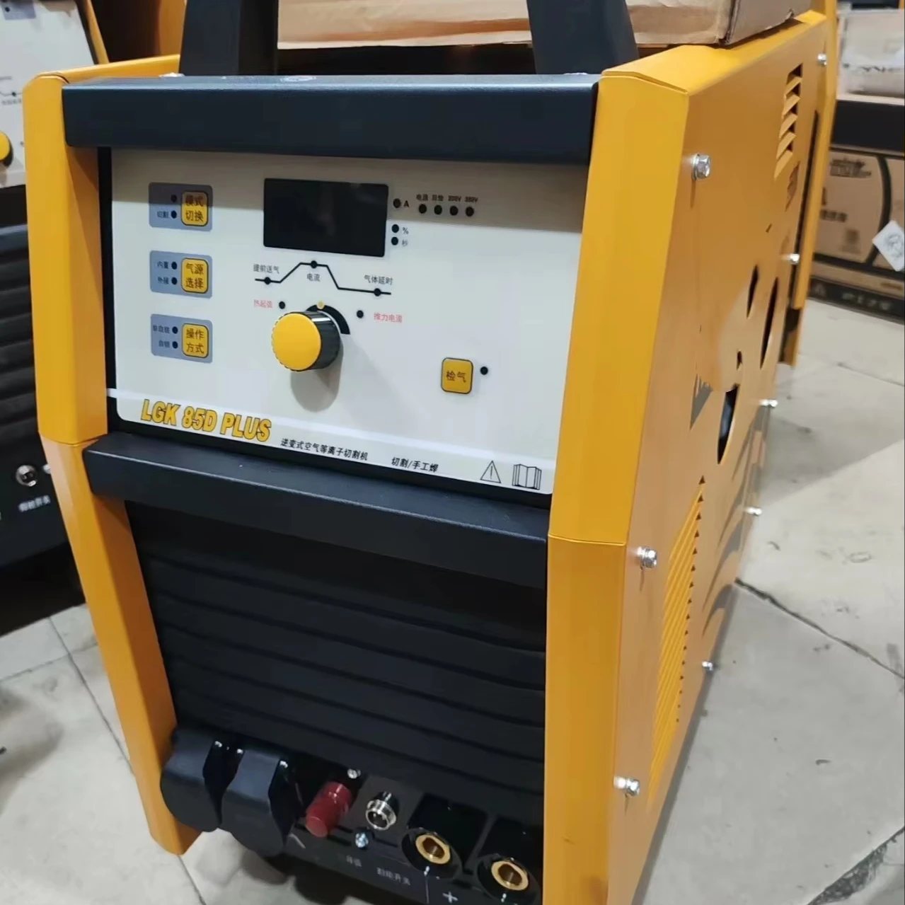 LGK85Dplus Plasma Cutter 2 In 1 Plasma Cutting Machine Built-in And External Air Pump Multifunctional Dual-power Cutting Machine